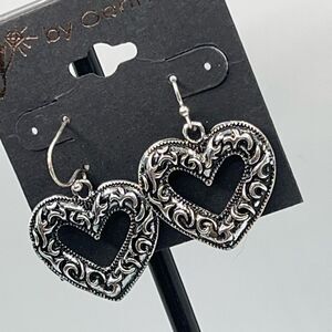 G by Gennaro Silver Heart Dangle Earrings $16ea / 3 for $25